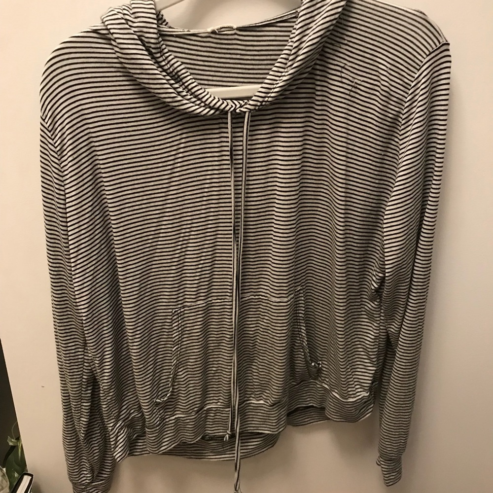 brandy melville stripped sweater/sweatshirt